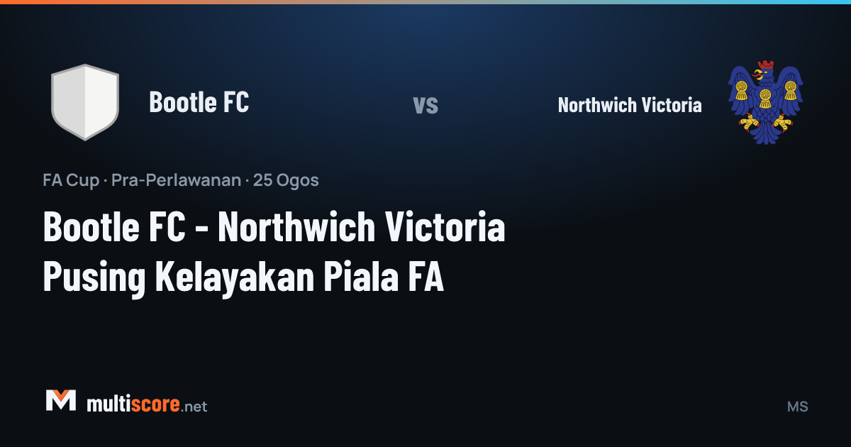 Bootle FC - Northwich Victoria