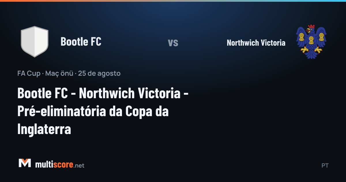Bootle FC - Northwich Victoria