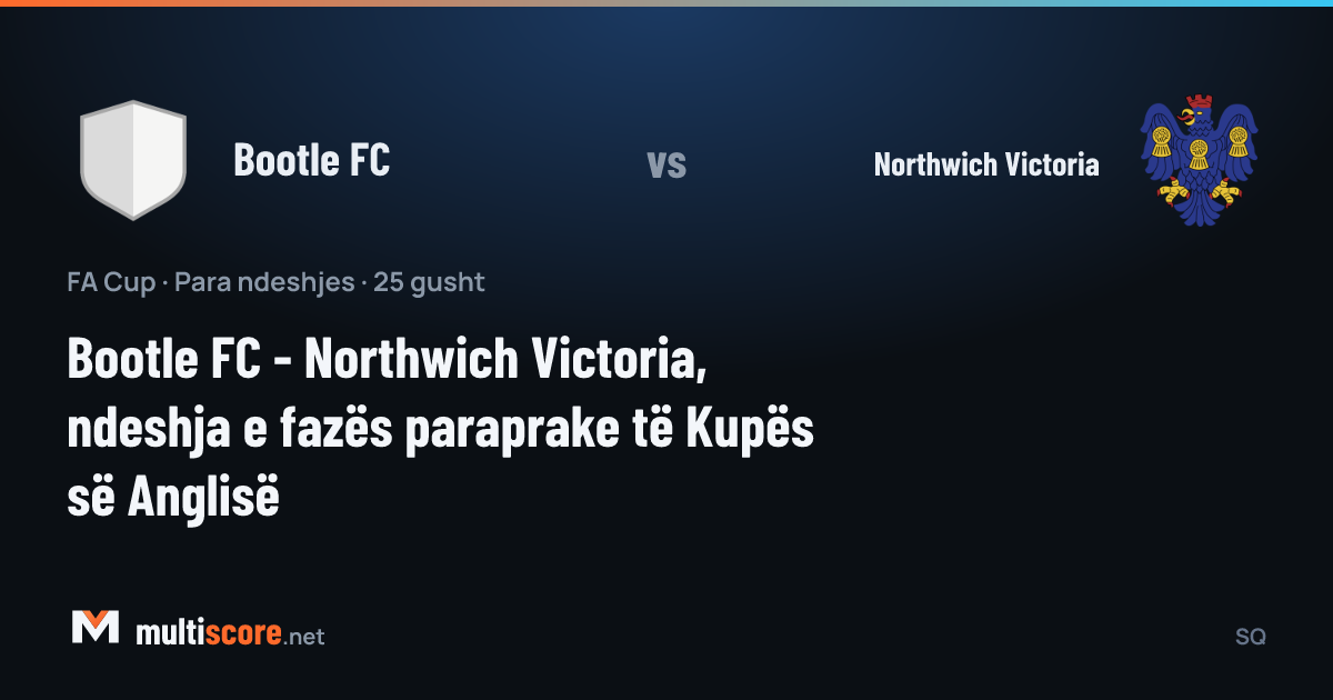 Bootle FC - Northwich Victoria