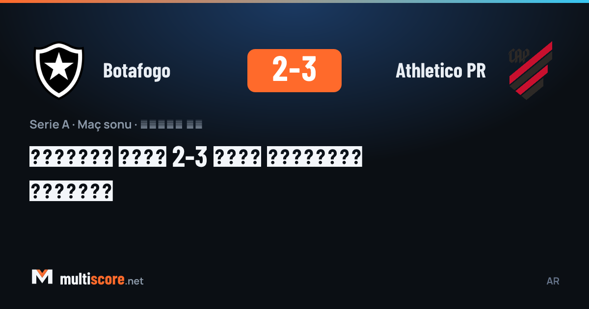 Botafogo ve Athletico PR oyuncuları maç sırasında