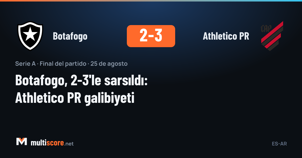Botafogo ve Athletico PR oyuncuları maç sırasında