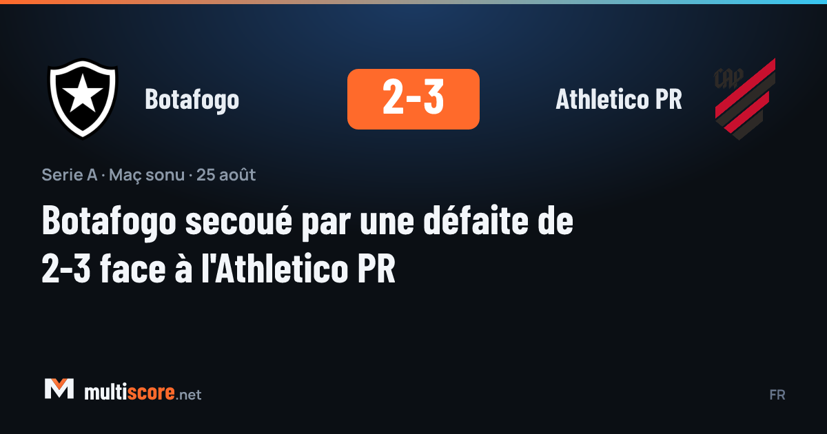 Botafogo ve Athletico PR oyuncuları maç sırasında