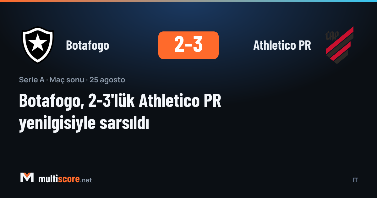 Botafogo ve Athletico PR oyuncuları maç sırasında