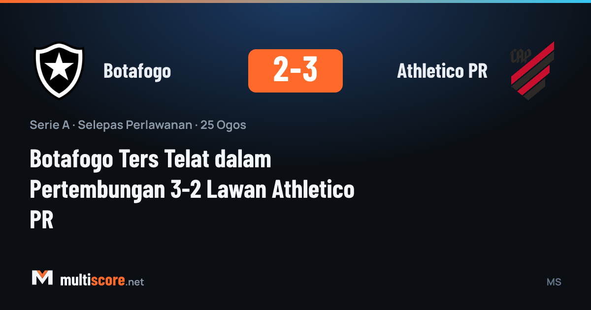 Botafogo ve Athletico PR oyuncuları maç sırasında