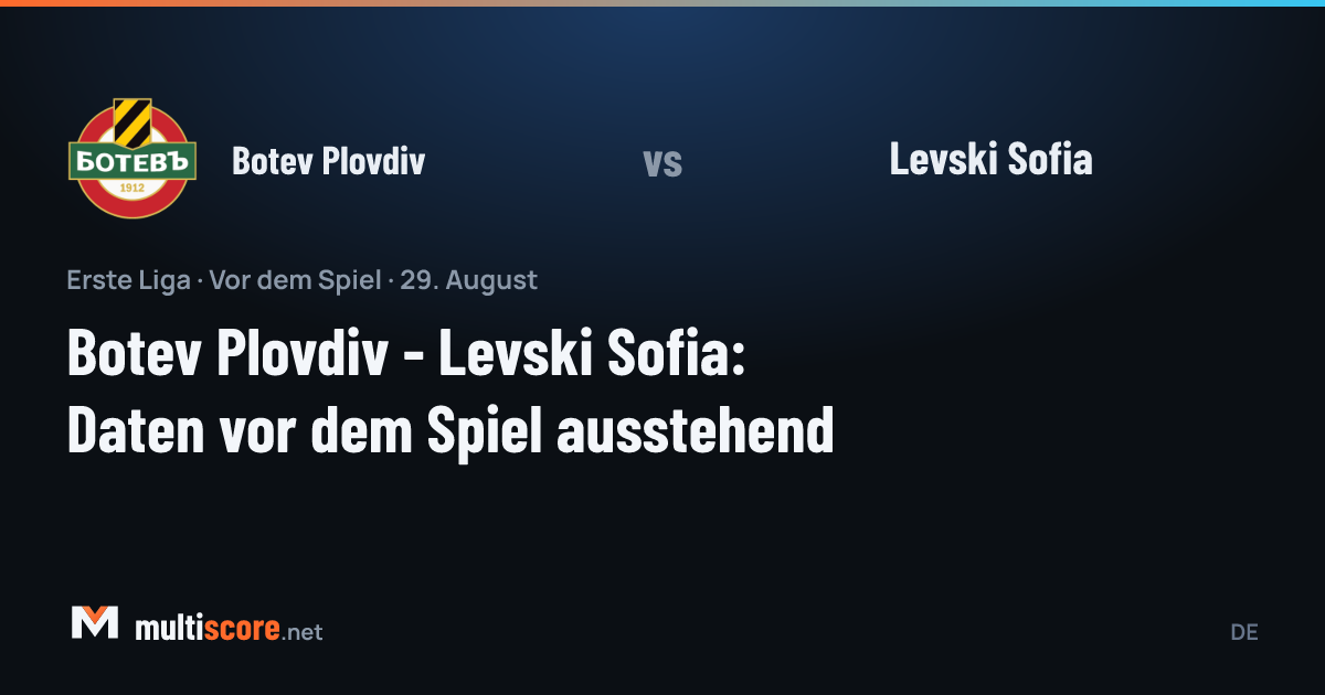 Botev Plovdiv - Levski Sofia First League maçı