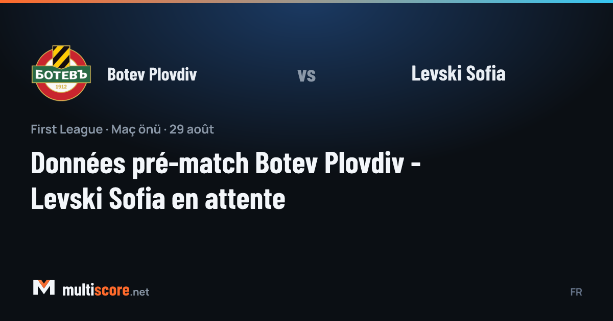 Botev Plovdiv - Levski Sofia First League maçı