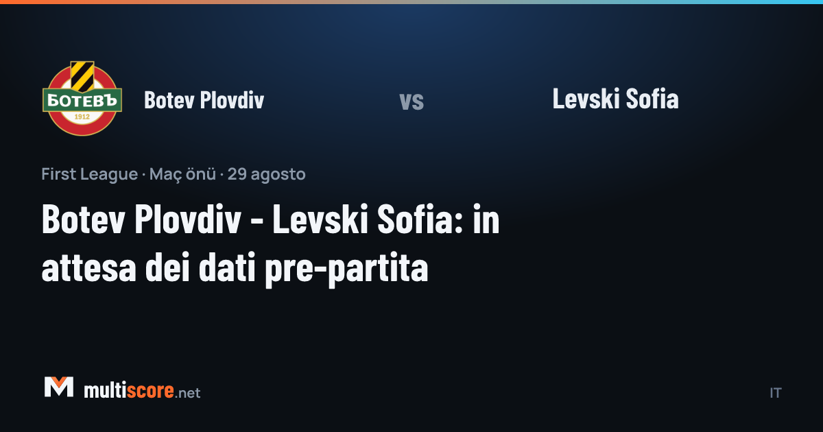 Botev Plovdiv - Levski Sofia First League maçı