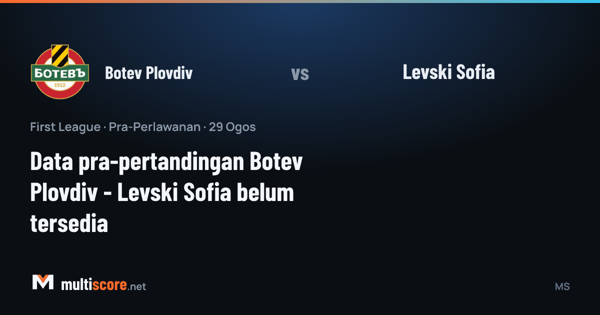 Botev Plovdiv - Levski Sofia First League maçı