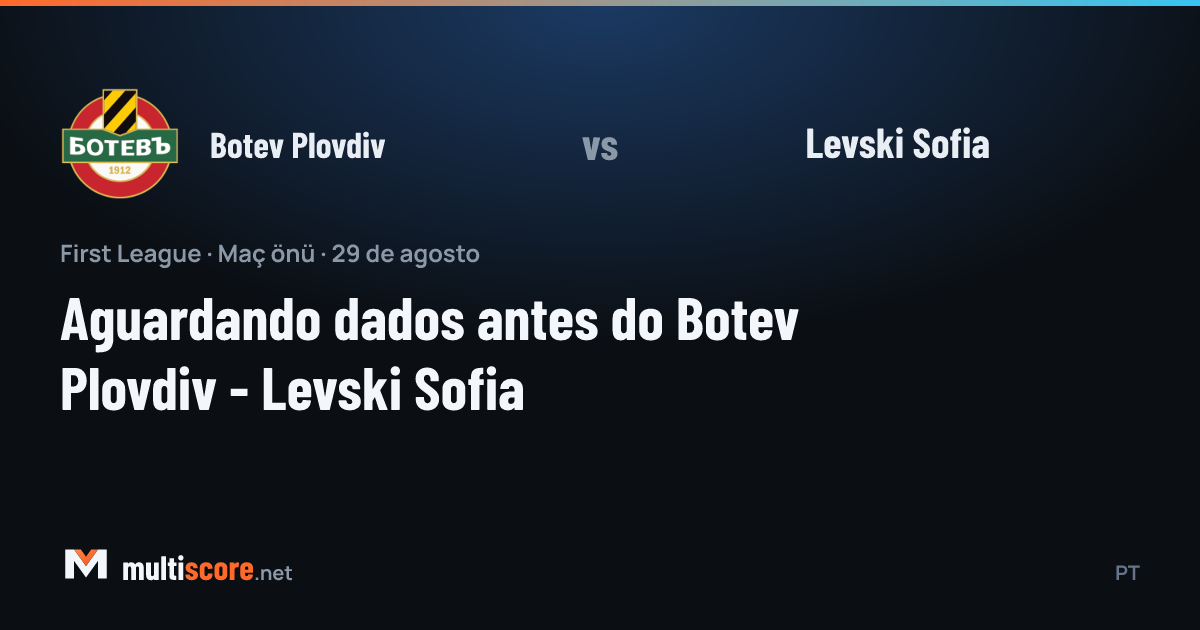 Botev Plovdiv - Levski Sofia First League maçı