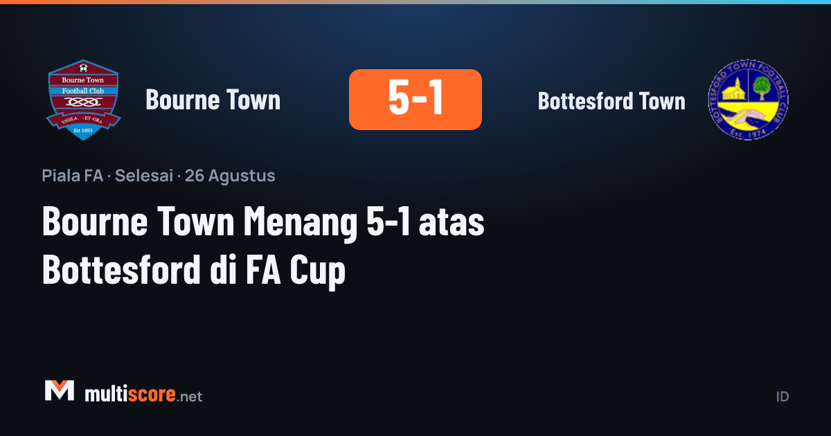 Bourne Town ve Bottesford Town arasındaki FA Cup maçından bir görünüm