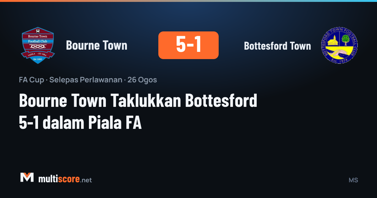Bourne Town ve Bottesford Town arasındaki FA Cup maçından bir görünüm