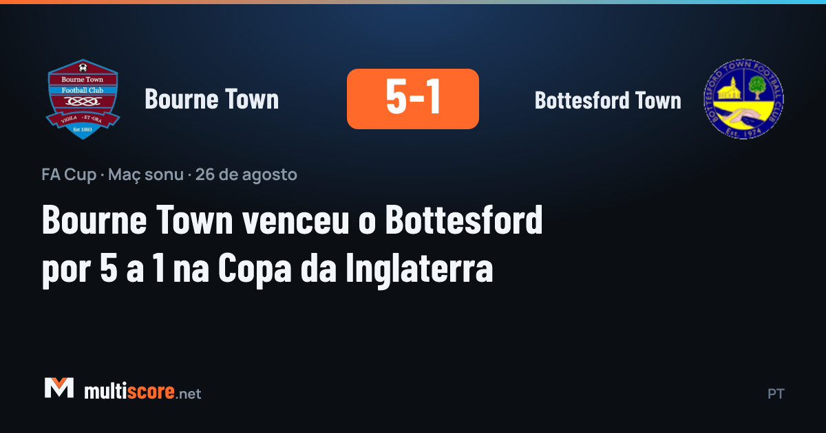 Bourne Town ve Bottesford Town arasındaki FA Cup maçından bir görünüm