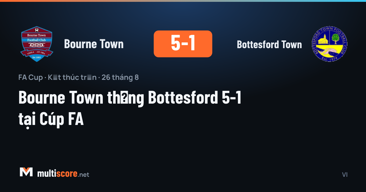 Bourne Town ve Bottesford Town arasındaki FA Cup maçından bir görünüm