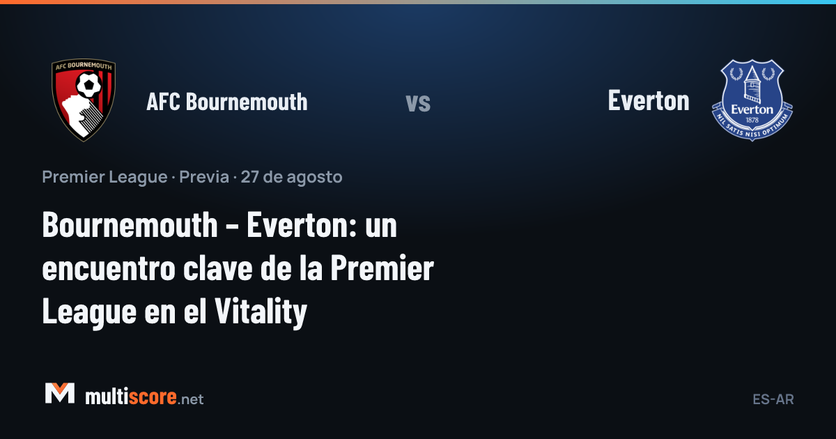 AFC Bournemouth ve Everton Premier League maçı