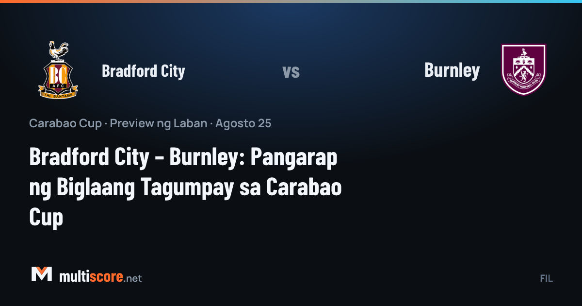 Bradford City - Burnley