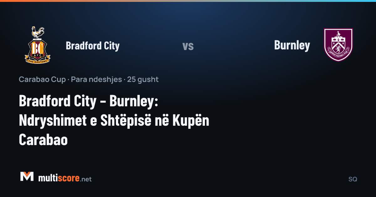 Bradford City - Burnley