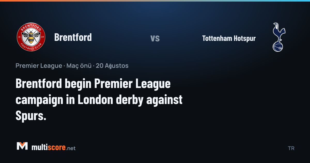 Brentford - Tottenham Hotspur