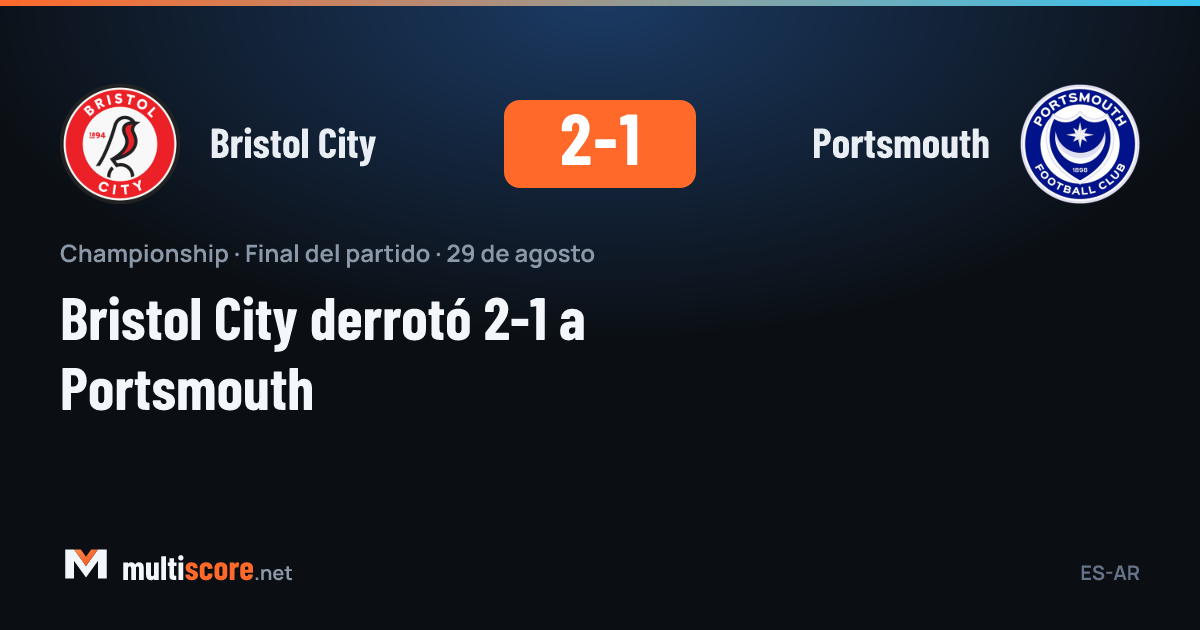 Bristol City - Portsmouth Championship maçı