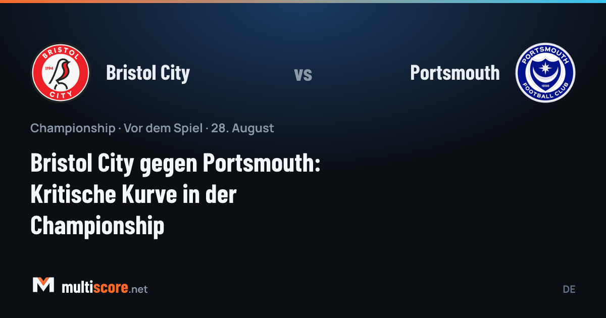 Bristol City - Portsmouth Championship maç önü