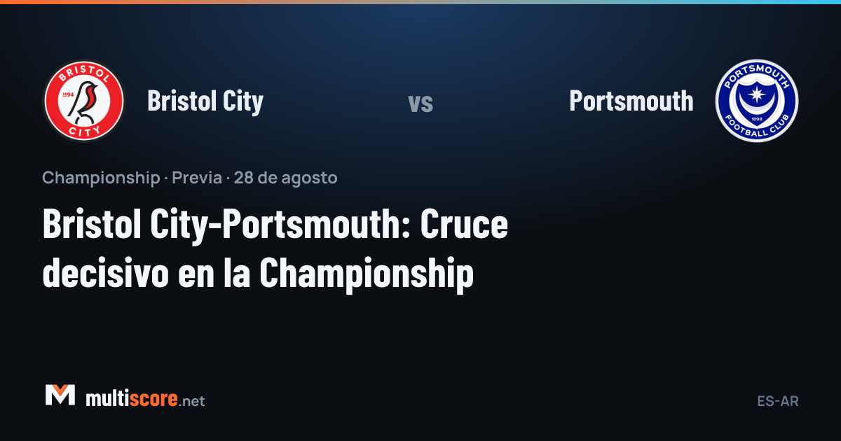 Bristol City - Portsmouth Championship maç önü