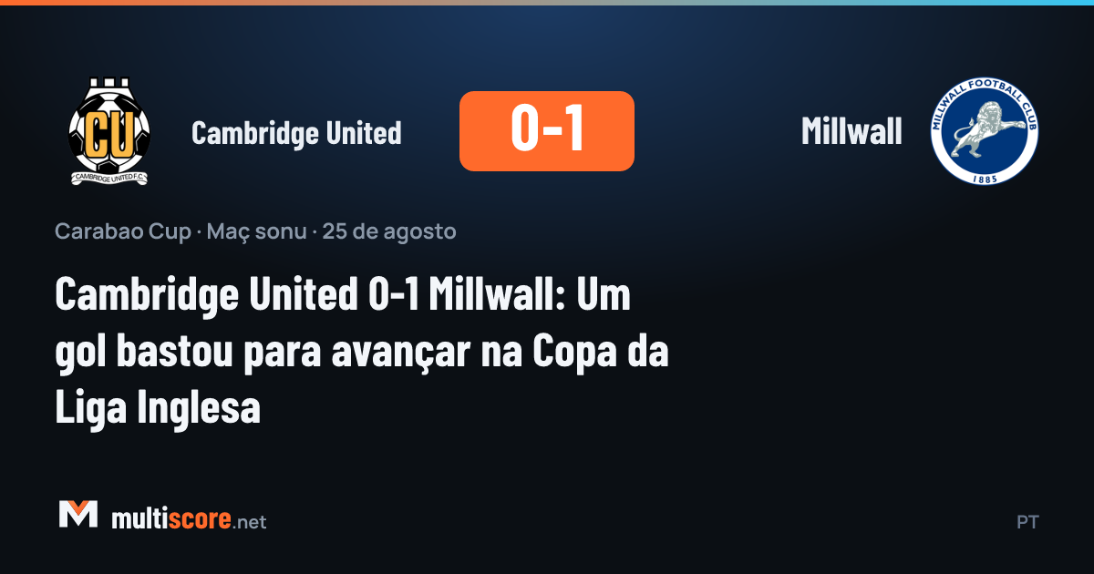 Cambridge United - Millwall