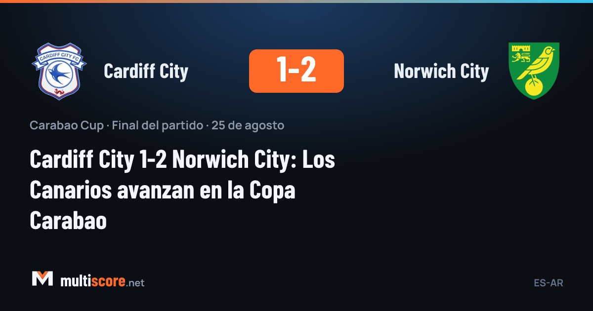 Cardiff City ile Norwich City arasındaki Carabao Cup maçından bir kare