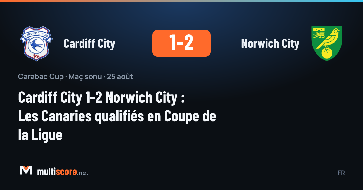 Cardiff City ile Norwich City arasındaki Carabao Cup maçından bir kare