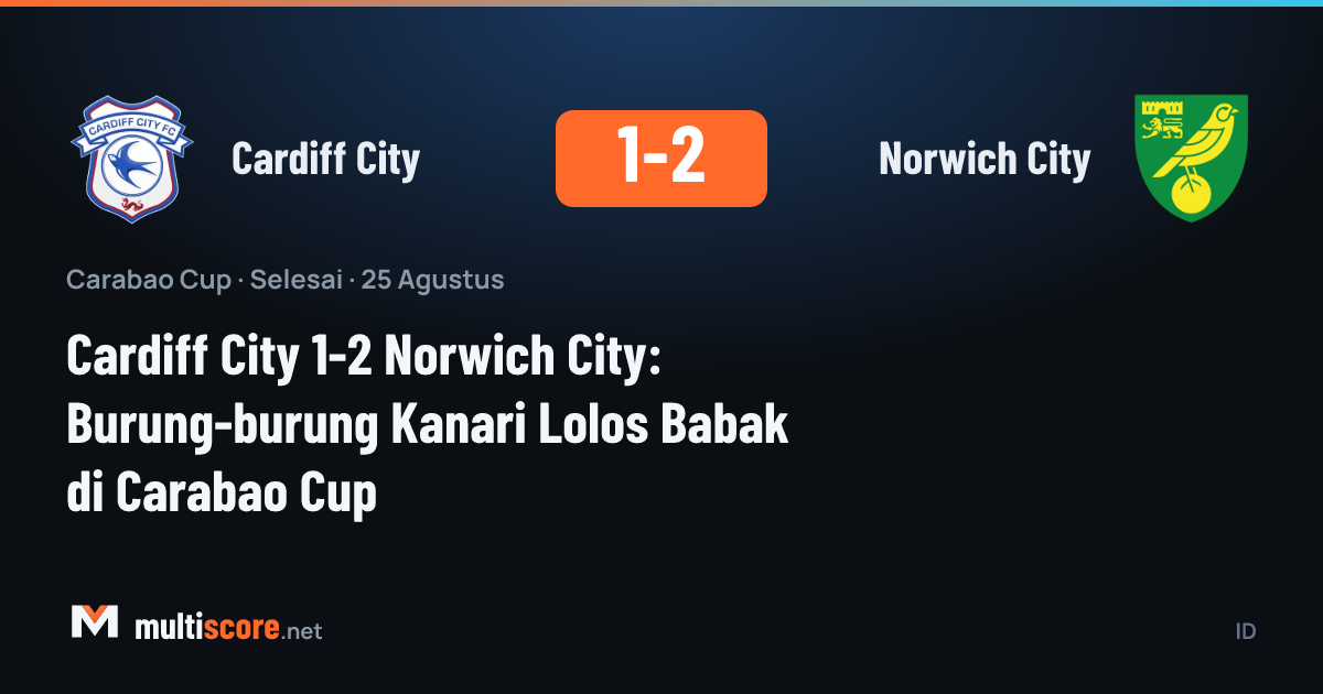 Cardiff City ile Norwich City arasındaki Carabao Cup maçından bir kare