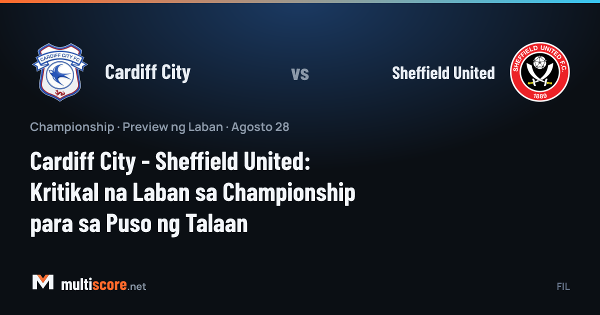 Cardiff City ve Sheffield United oyuncuları Championship maçı için sahada