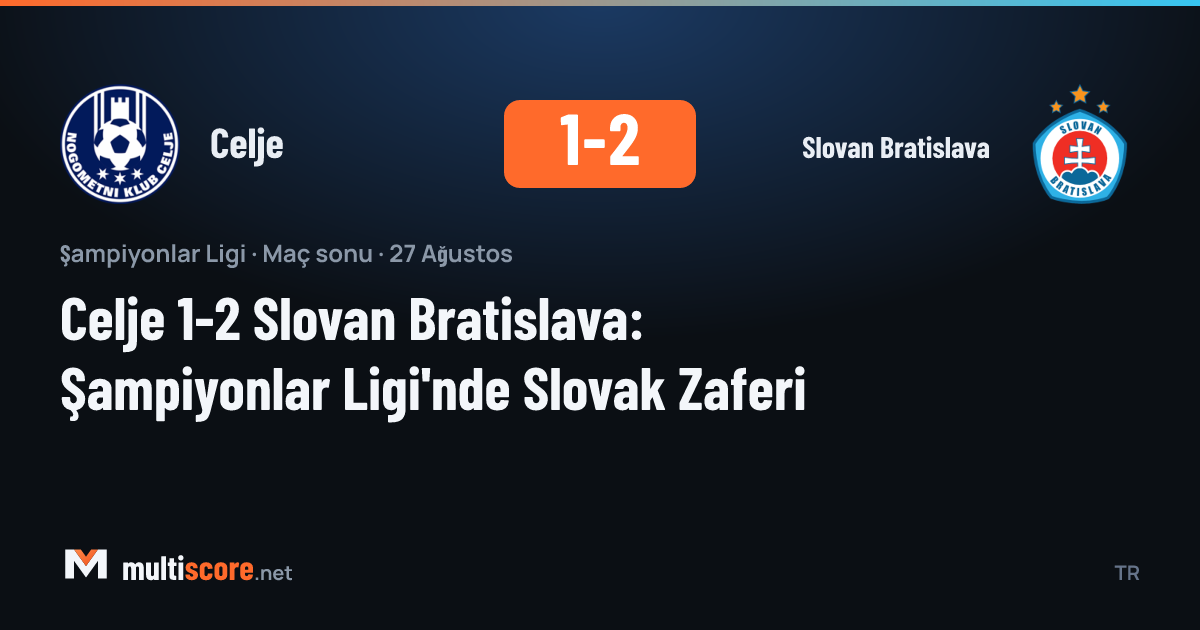 Celje - Slovan Bratislava