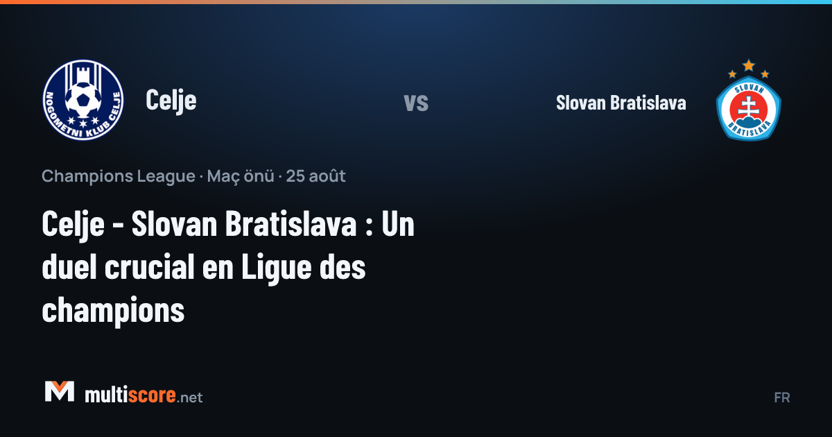 Celje - Slovan Bratislava