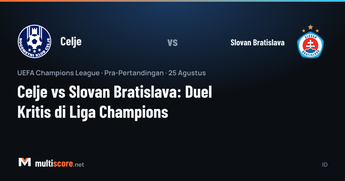 Celje - Slovan Bratislava