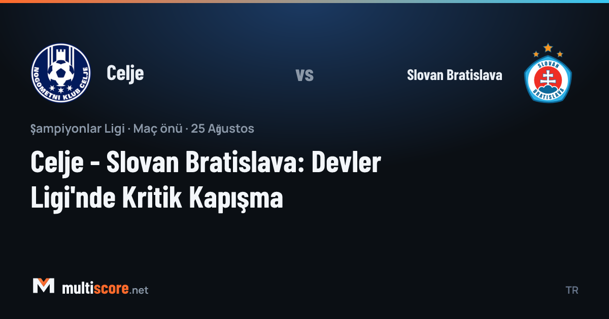 Celje - Slovan Bratislava