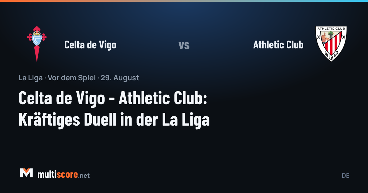 Celta de Vigo - Athletic Club La Liga maç öncesi