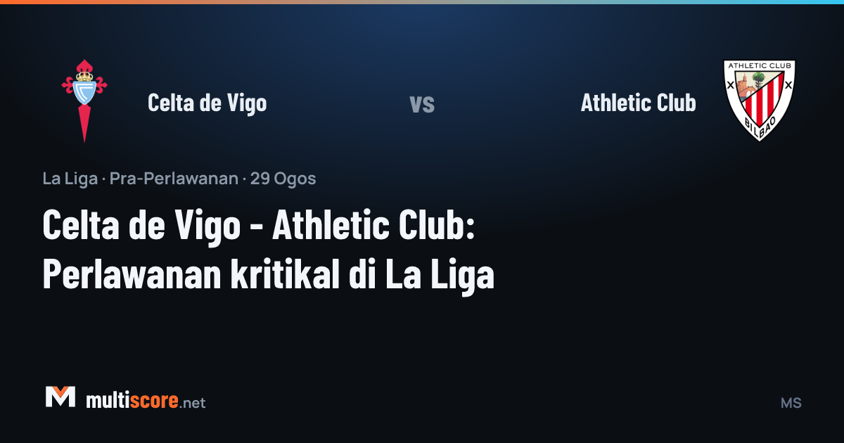 Celta de Vigo - Athletic Club La Liga maç öncesi