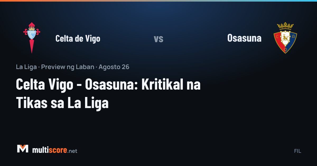 Celta Vigo ve Osasuna oyuncuları La Liga maçında mücadele ederken