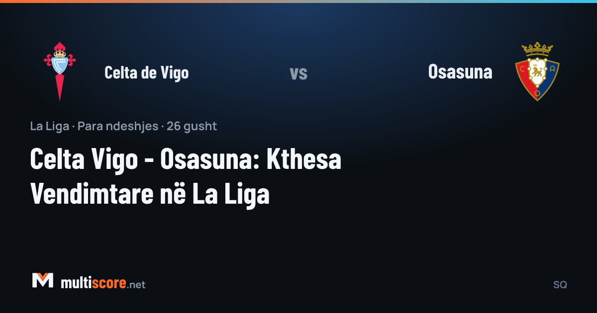 Celta Vigo ve Osasuna oyuncuları La Liga maçında mücadele ederken