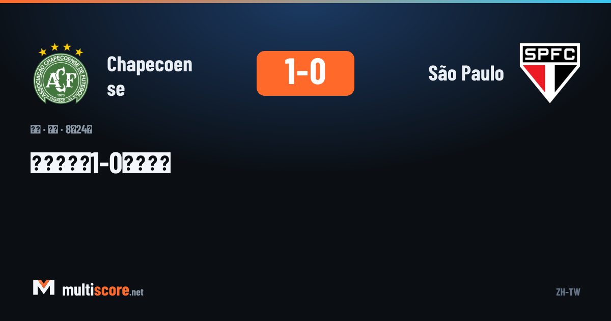 Chapecoense ile São Paulo arasındaki Serie A maçından bir kare
