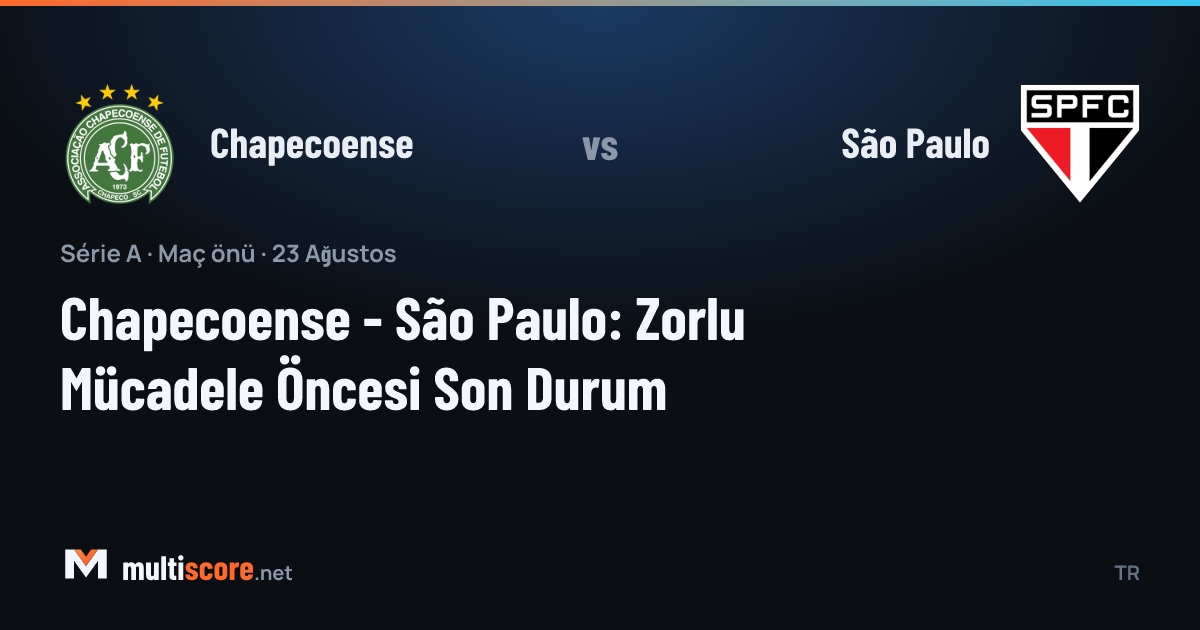 Chapecoense - São Paulo