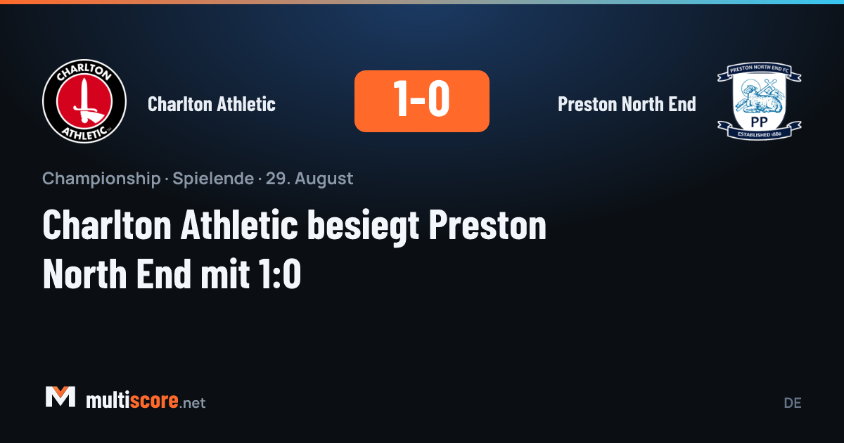 Charlton Athletic - Preston North End Championship maçı