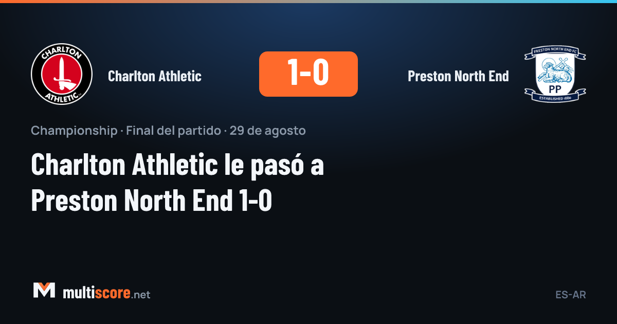 Charlton Athletic - Preston North End Championship maçı