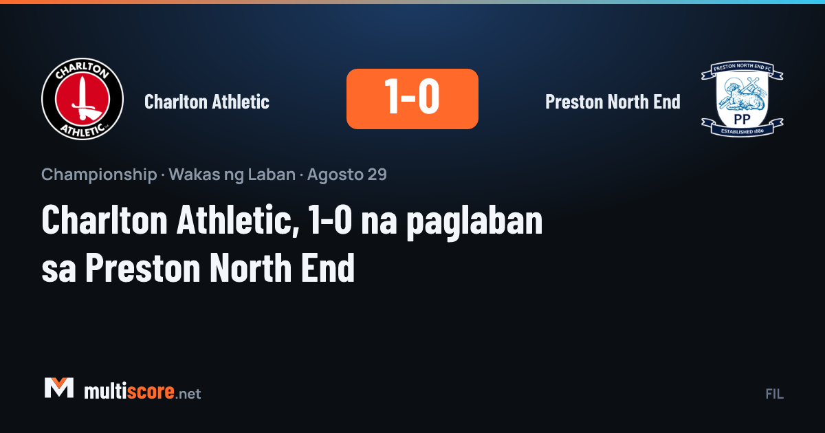 Charlton Athletic - Preston North End Championship maçı