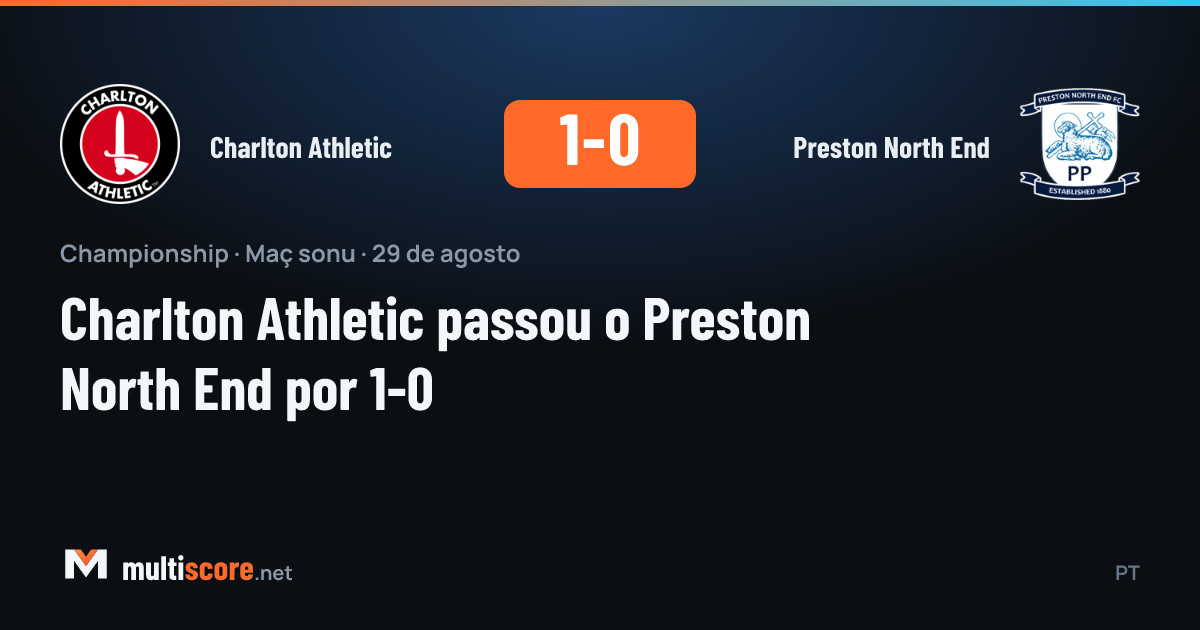 Charlton Athletic - Preston North End Championship maçı