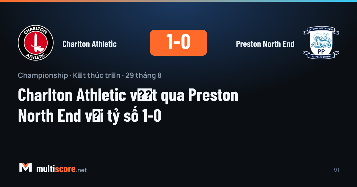 Charlton Athletic - Preston North End Championship maçı