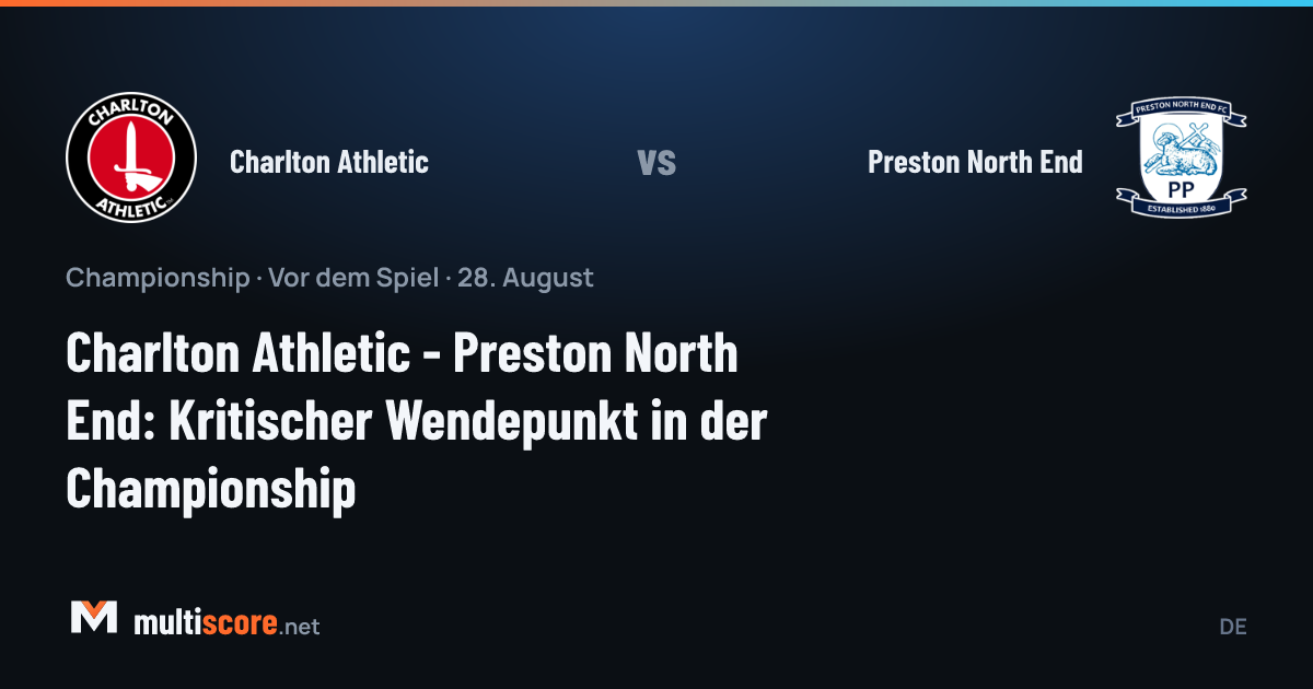 Charlton Athletic ve Preston North End oyuncuları The Valley'de mücadele ederken