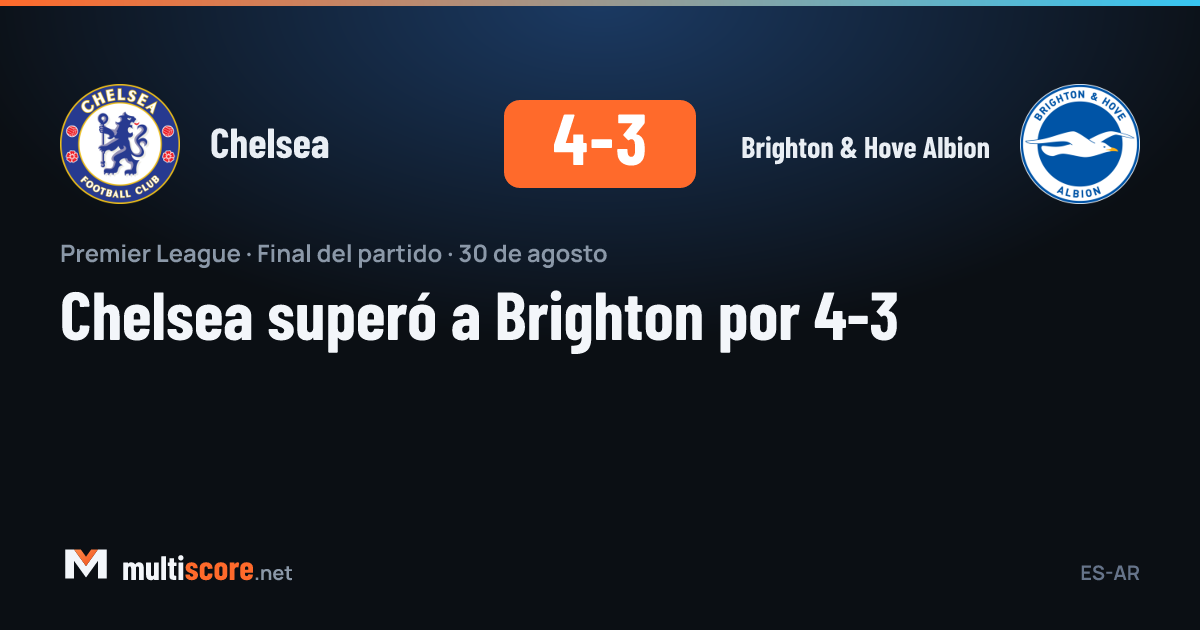 Chelsea - Brighton & Hove Albion Premier League maçı