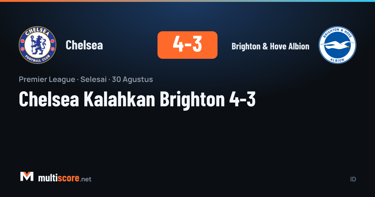 Chelsea - Brighton & Hove Albion Premier League maçı