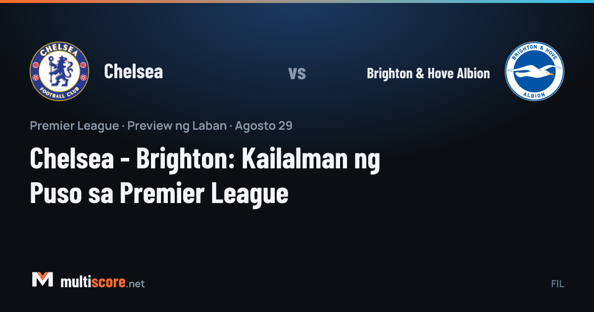 Chelsea - Brighton & Hove Albion