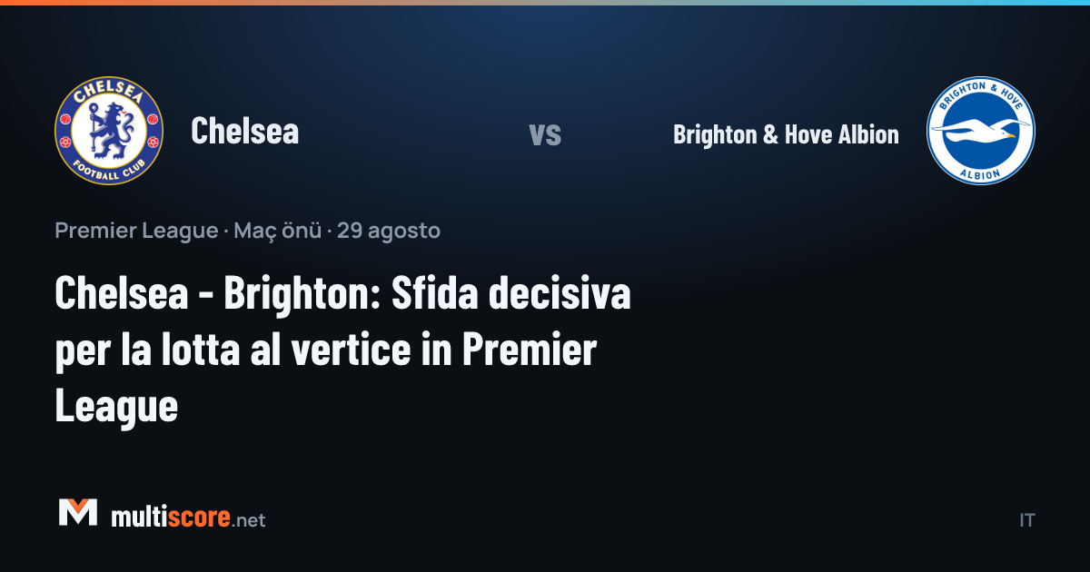 Chelsea - Brighton & Hove Albion