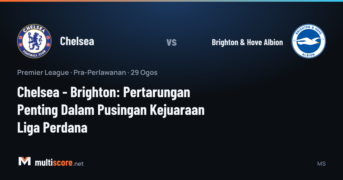 Chelsea - Brighton & Hove Albion